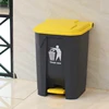 bulk paper bin 50l pedal dumpster dust bins