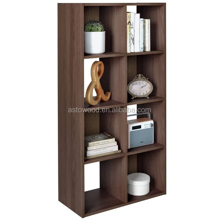 8 Cube Storage Shelf Bookcase Home Office Use In White Color With