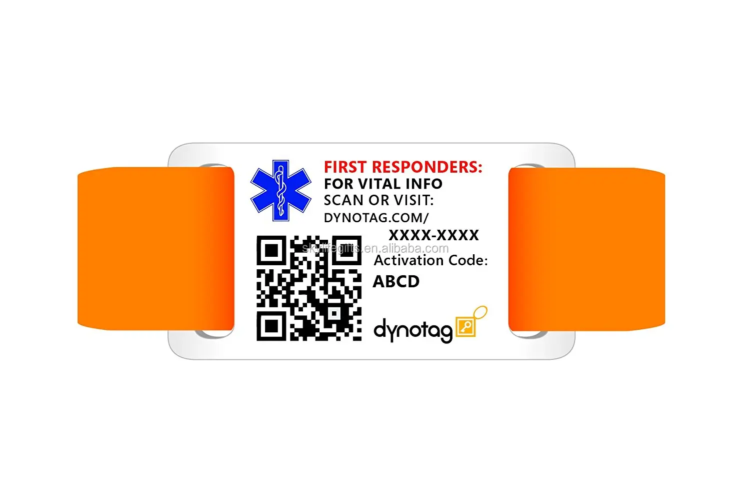 Adjustable Nylon Medical Alert Qr Code Medical Bracelet Buy Qr Code