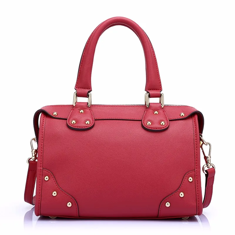 CC2035B-Fancy style best selling red color original design satchel handbags 2016 factory wholesale price
