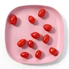 Plate Set Bamboo Fiber Tableware Round Solid Dinnerware Board Pizza Tray Household Compote 10inch Snack Cake Plates