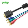 28AWG Gold plated 3RCA to VGA Cable with One Ferrite cord
