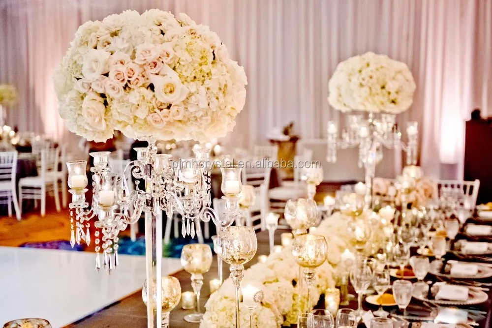 Crystal Chandelier Centerpieces For Weddings Table Wholesale Mhzt0036