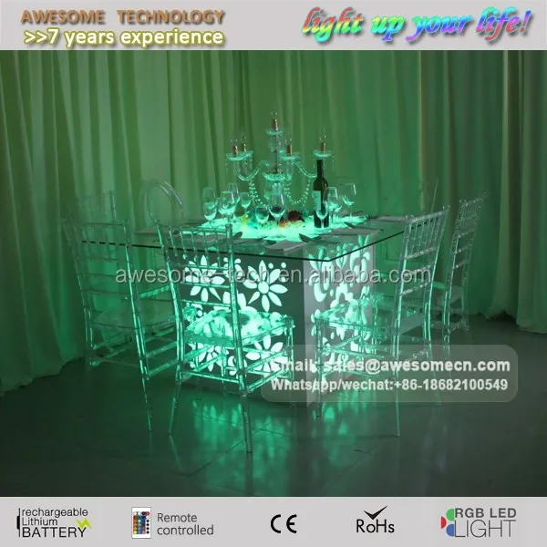 candy shaped with led light table centerpiece