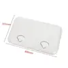 606x353mm Plastic Watertight Marine Boat Caravan Deck Compartment Access Hatch Plate White Inspection Yacht Cover RV Ship Part