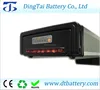 lithium ion 36v 20ah rear rack e-bike battery pack with reflection light