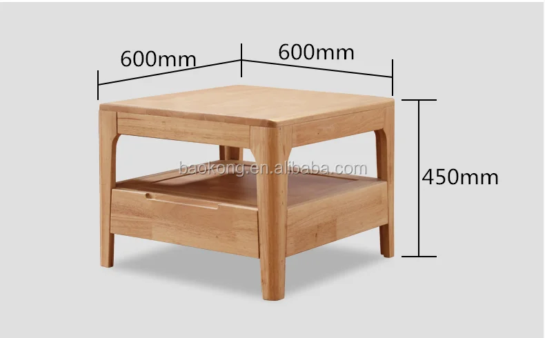modern design solid wood small corner table living room square coffee table  - buy wooden corner table designs,wood center table design,solid wood slab