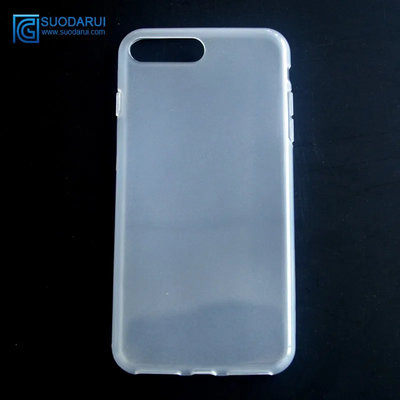 In stock Soft Gel Matte TPU Case For iphone 7 plus silicone cover