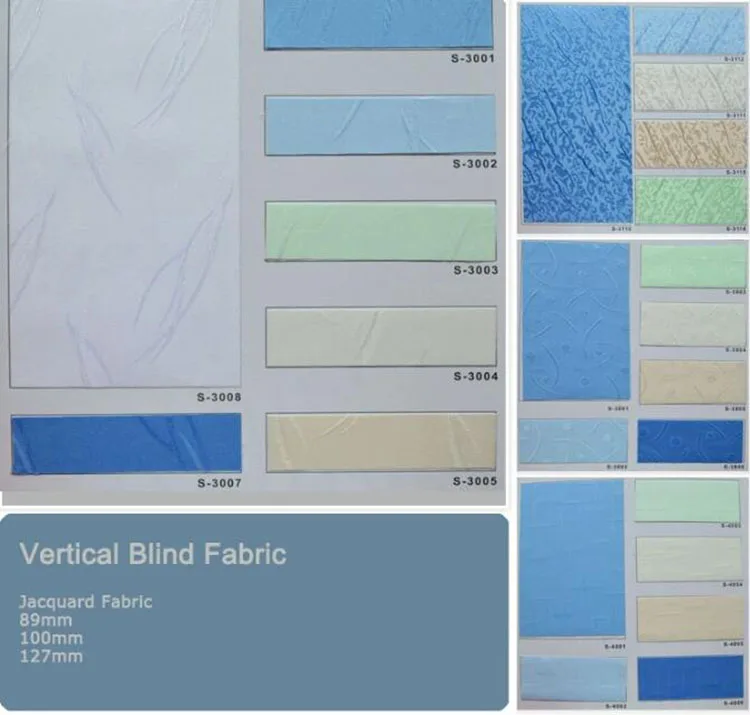 Waterproof pvc fabric for blinds window shades vertical slats
