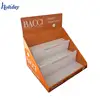 China Suppliers Cardboard Postcard Counter Display , Promotion Cardboard PDQ Display For Postcards