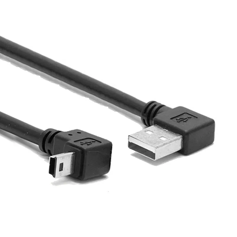 Source USB 2.0 Male to Mini USB B Type 5pin 90 Degree Up & Down & & Right Angled Male Data Cable 0.25m/0.5m/1.8m/5m m.alibaba.com