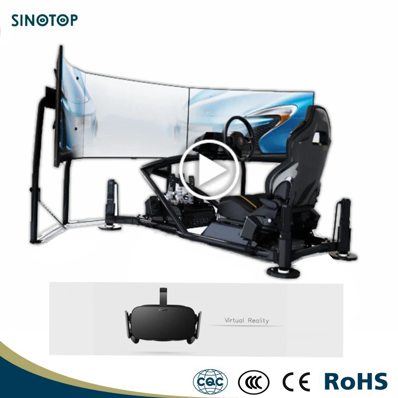 Sinotop Mengagumkan Pengalaman Virtual Reality VR City Car Driving Simulator