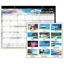 Buy Office Depot 30 Recycled Large Monthly Desk Pad Calendar