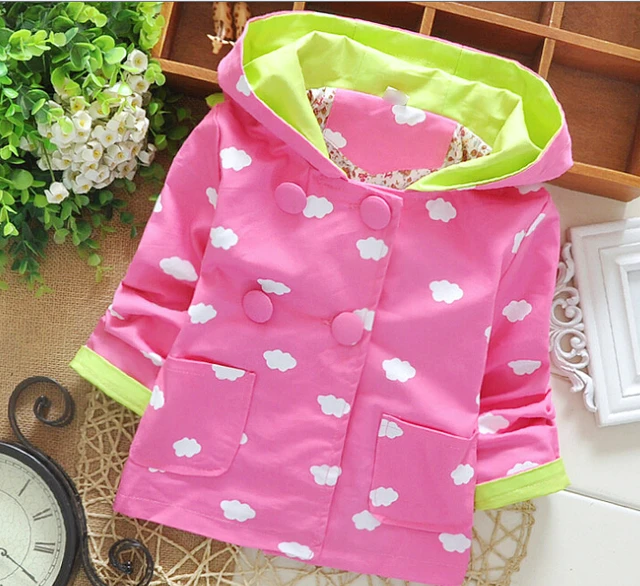 autumn candy color wind coat for girl, korean design double