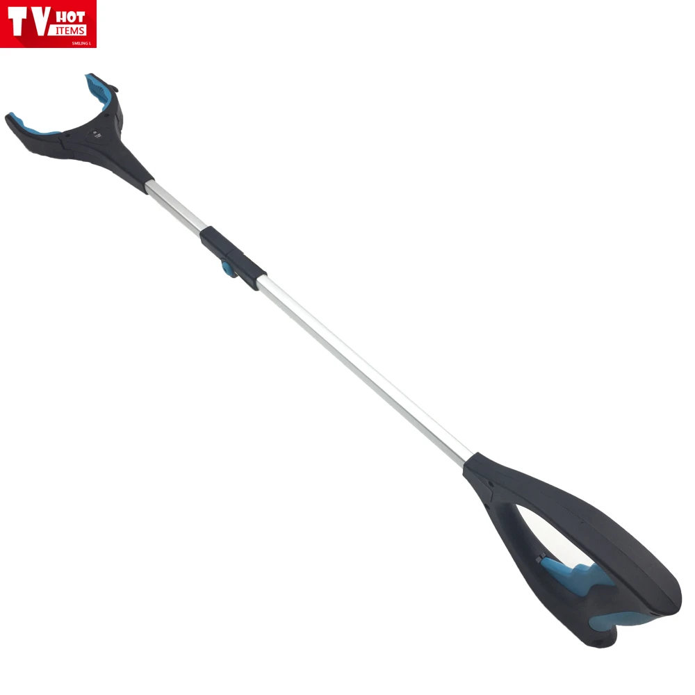 Just a click grab it quick Home lightweight Reacher Grabber Pick Up hand Tool with  LED light