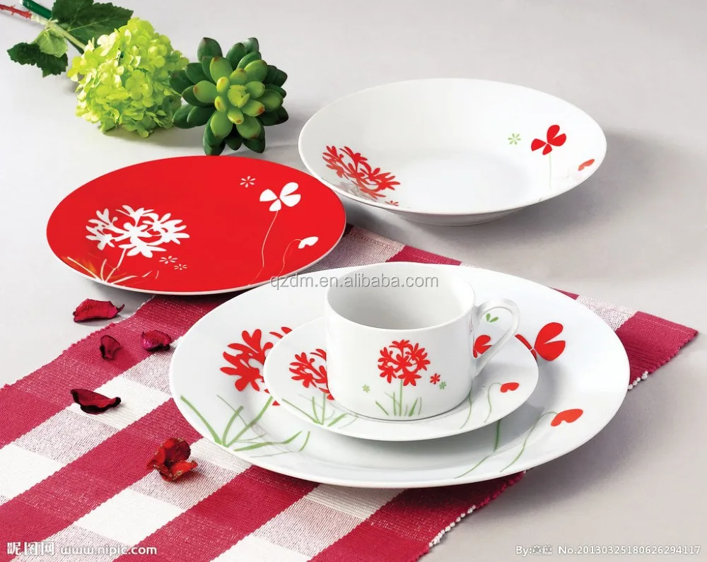 Western Style 20pcs Melamine dinnerware sets