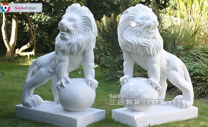 large outdoor resin statues