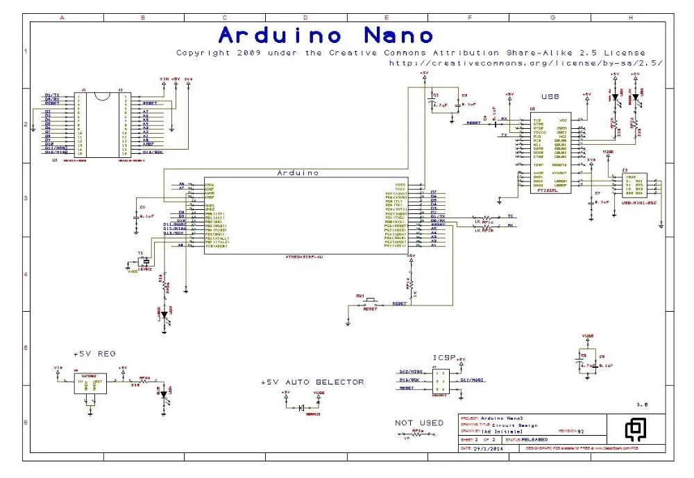 Arduino nano ch340 схема