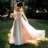 L12612 Boho Wedding Dresses Lace Beach Tulle Country Bridal Gowns A Line Vestido de novia