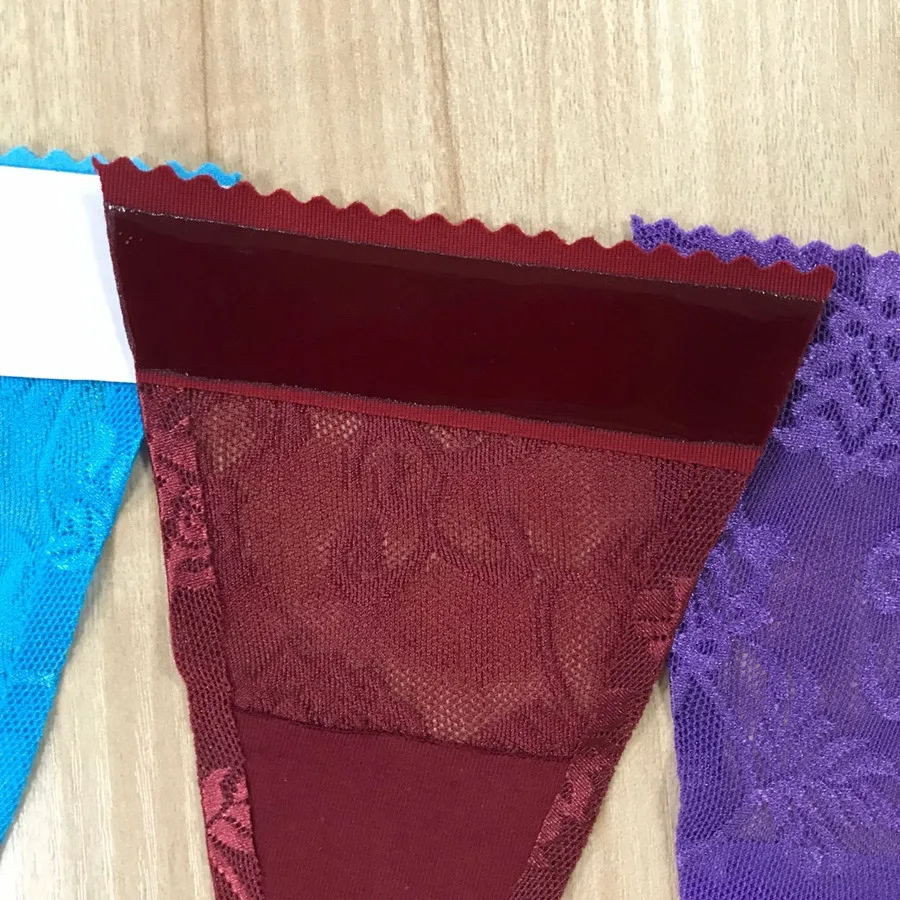 Girls Sexy Lace Non Lines Strapless Panty Silicone Gel Adhesive