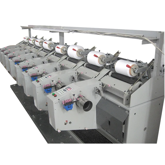 
High speed grooved drum yarn hank to bobbin coil winding machine manufacturer 