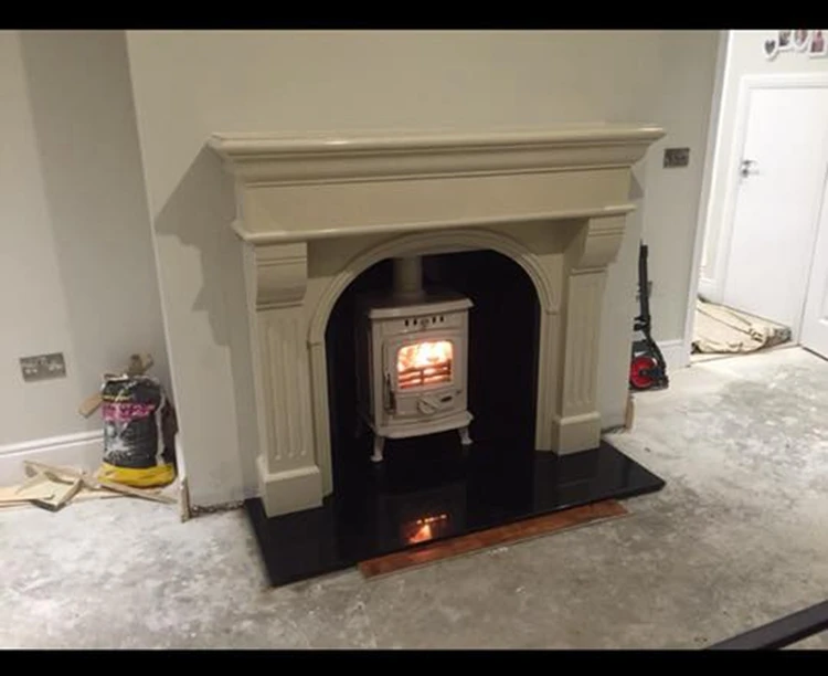 Exquisite Enamel Coated Wood Burning Ceramic Wood Fireplace Buy