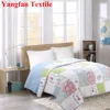Light Blue Cute Fairy 100% Cotton Quilted Water-washing Patchwork Comfort Quilt