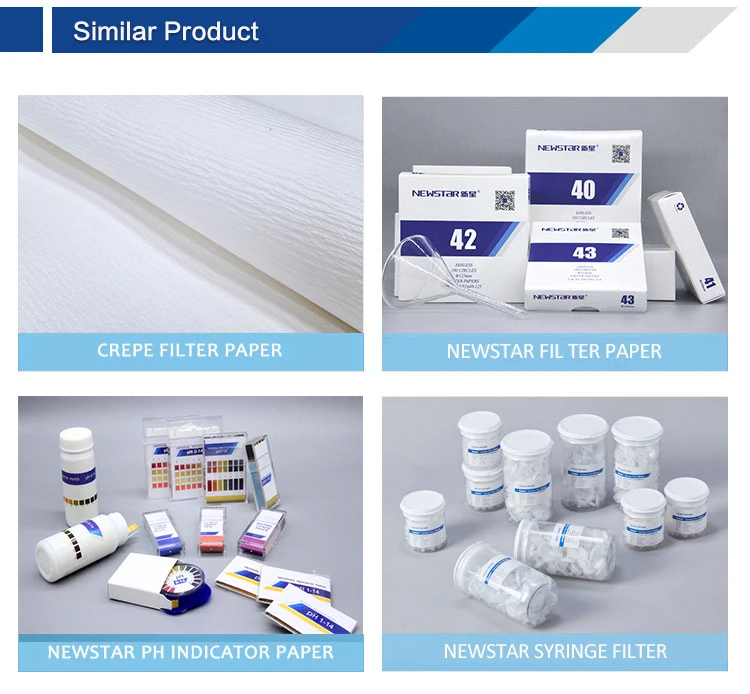 Newstar 90mm Qualitative Filter Paper Equivalent To Whatman Grade 43