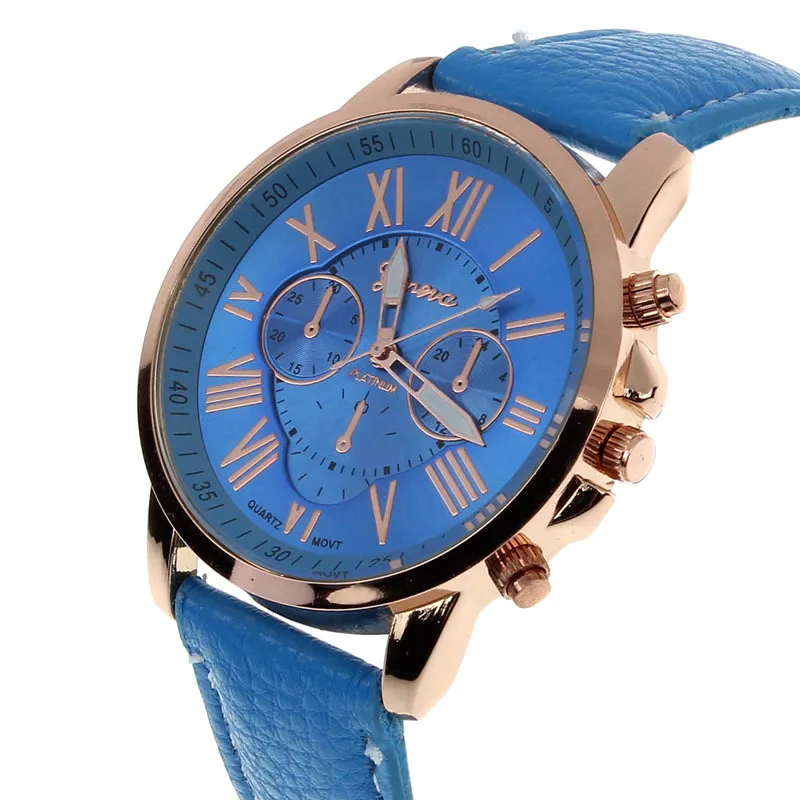 Часы с синим циферблатом