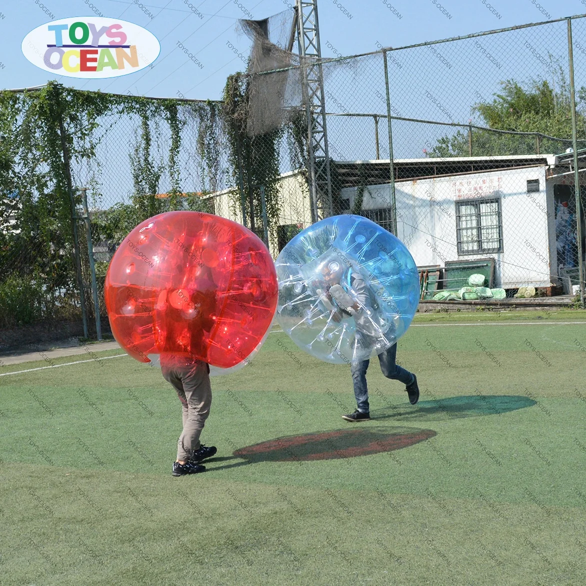 为成人充气人类足球泡泡球的伙伴保险杠球