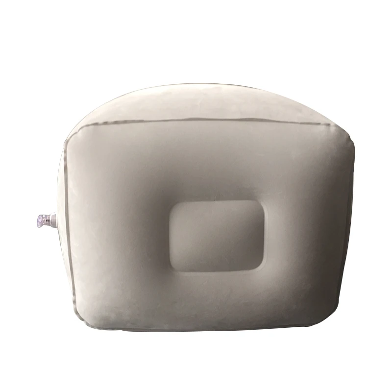 Flocking Triangle Travel Car Camping Nursing Air Inflatable Foot Rest