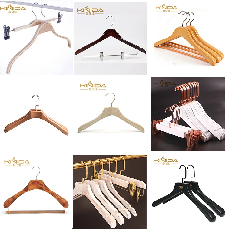 Customized And Labeled Highquality Wooden Coat Hangers Buy Wooden