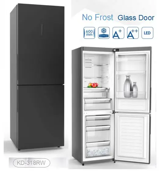 318l Electronic Control Saa Saso Approved Defrost Combi Refrigerator