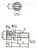 Hex socket head cap screw with spring washer (JIS B 1176)