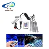 2017 fashion waterproof RGB 9smd car decoration light 12V atmosphere stripe light with remote controller