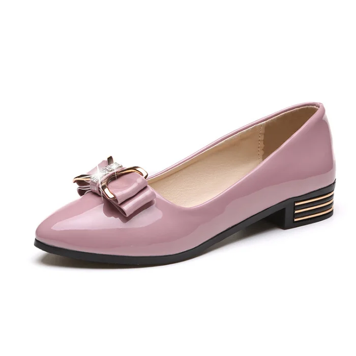 
Women No Lace Casual Shoes Latest Design Comfortable Loafer Good Quality Ladies Shoes 