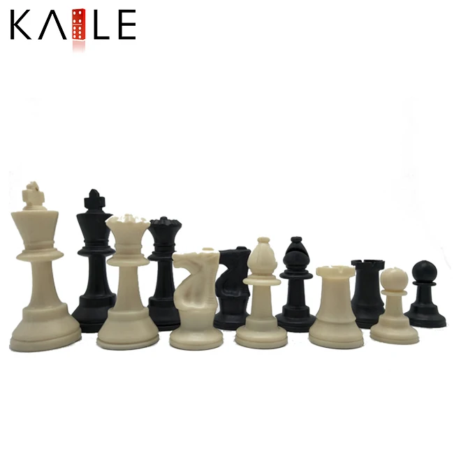 Wholesale Large Plastic Chess Set Top Quality 97mm King Height Chess ...