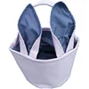 Personalized Children Seersucker Bunny Ears Easter Basket