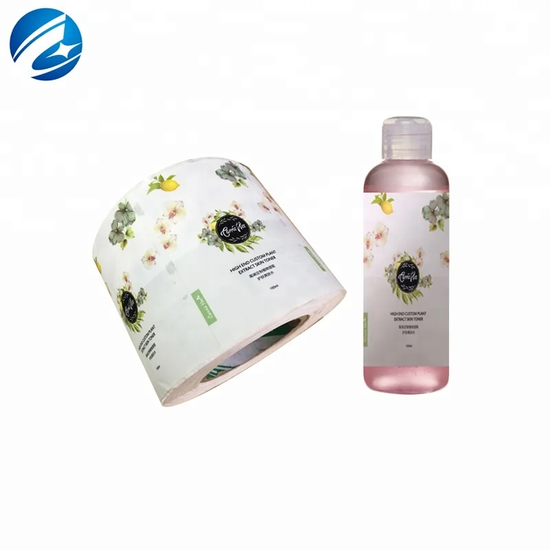 Impression Personnalis&eacute;e Rouleau Adh&eacute;sif Vinyle Emballage Cosm&eacute;tique &Eacute;tiquettes Autocollant