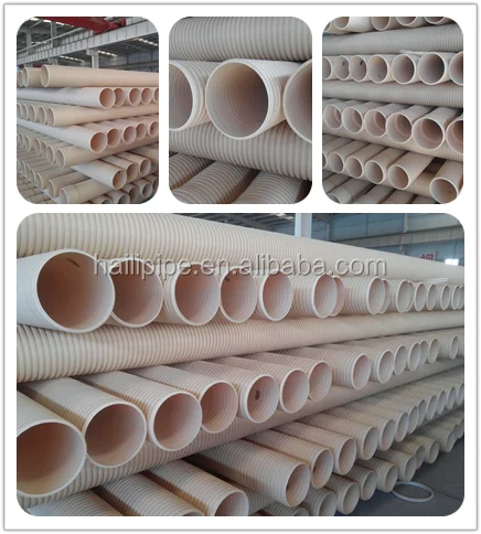 pvc bellow pipe/underground bellows/corrugated roll forming