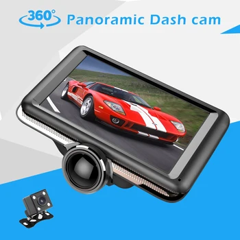 dvr dash cam camera dual lens inch panoramic degree fhd recorder 1080p manual user china larger