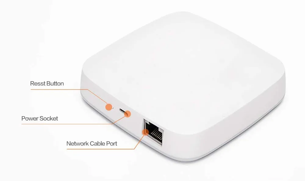 Tuya App Wifi Hotspot Zigbee Smart Gateway For Lighting Sensors Plugs Thermostats Locks Voice