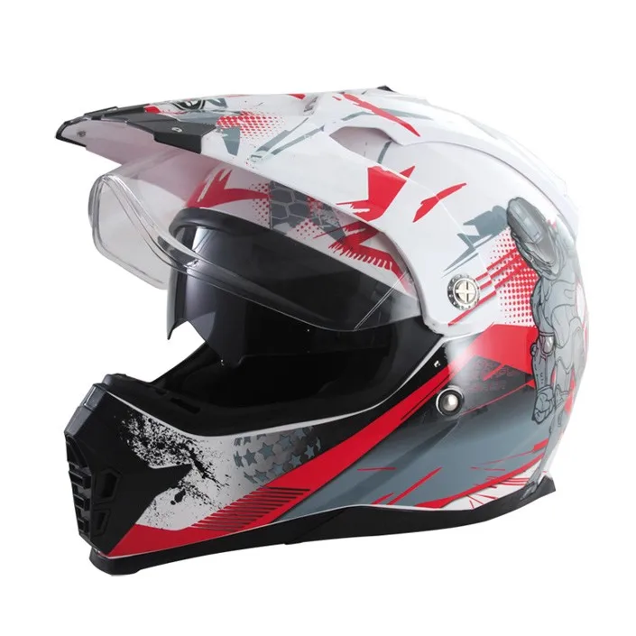 Cross Helmet In Full Face Motorcycle Helmet With Ece 22.05 Dot Fmvss