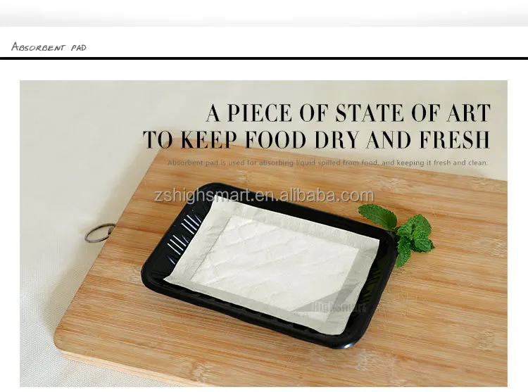 New Fish and Meat Preservative Absorbent Packing Pad for Transporting, Supermarket Meat Tray,butcher Shop