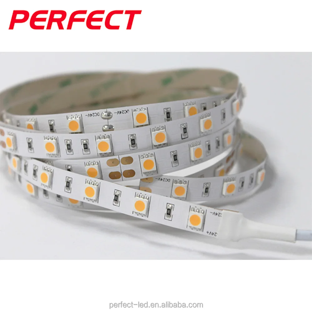 Flexible 5050 LED Strip Light DC12/24V High Wattage 60LEDS/M Strip LED