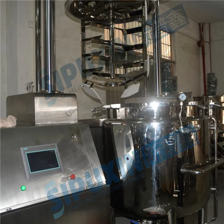 Ei 510L movable vacuum mixing tank for high viscous material (18)