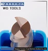 top quality PTHK brand Square HRC60 solid Carbide four Flutes end mills Spiral Bit Milling Tools CNC Router bits