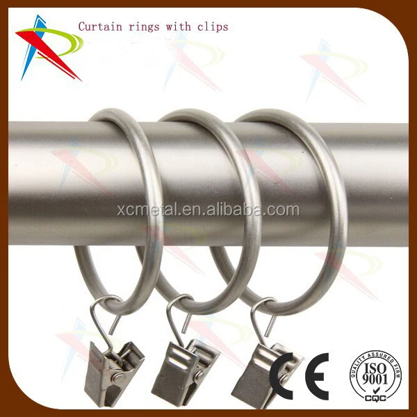 Curtains Ideas 2 inch curtain rings with clips : 2 Inch (50mm) Curtain Hanging Metal Ring Clips In Gold - Buy 2 ...