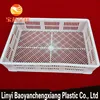 plastic crates for plates plastic food basket plastic vegetable storage basket for sale