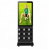 42 inch advertising display PHONE/TABLET charging kiosk and wifi system phone charge locker convenient charger floor standing